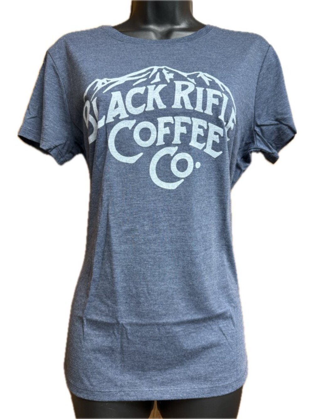 Woman’s Black Rifle Coffee Company Antique Denim Mountain T-Shirt 3X NWOT